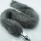 Kinky Cloth 200001518 gray Lush Long Tail Plug
