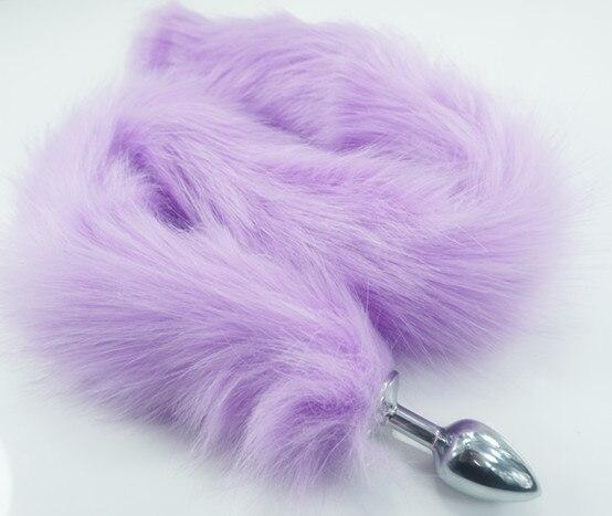Kinky Cloth 200001518 purple Lush Long Tail Plug