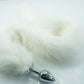 Kinky Cloth 200001518 white Lush Long Tail Plug