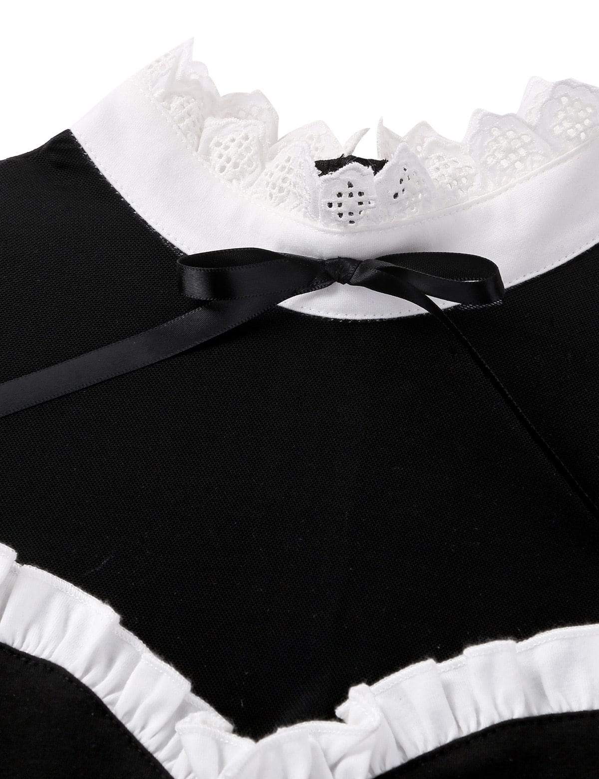 Maid Costume Lacework Bodysuit