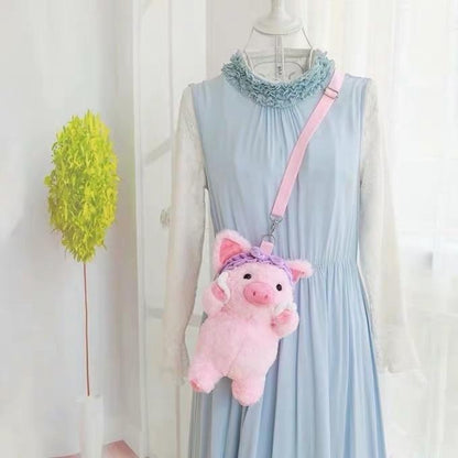 Kinky Cloth 100001765 Pink (Crossbody Bag) Make Up Pig Stuffie