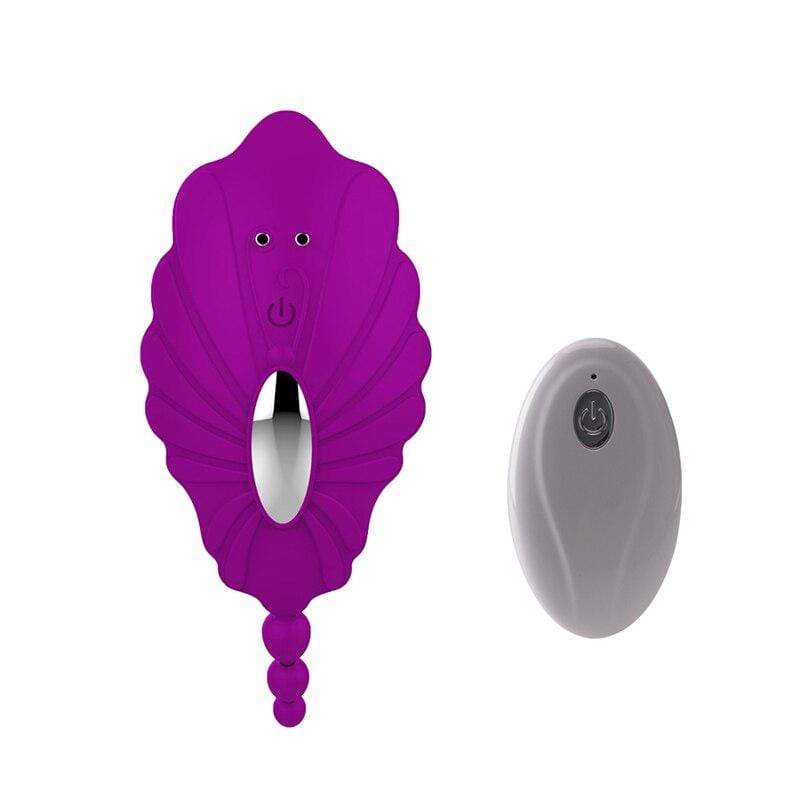 Kinky Cloth 200001516 Purple Manta Ray Vibrator w/ Remote Control