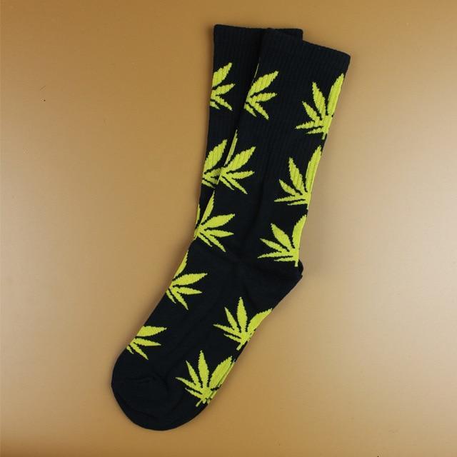 Kinky Cloth 12 Marijuana Leaf Ankle Socks