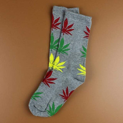 Kinky Cloth 13 Marijuana Leaf Ankle Socks