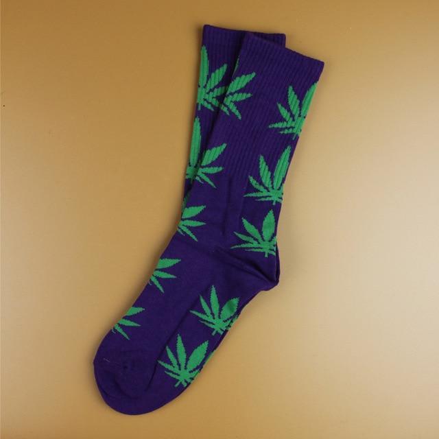 Kinky Cloth 16 Marijuana Leaf Ankle Socks