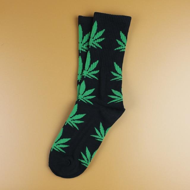 Kinky Cloth 18 Marijuana Leaf Ankle Socks