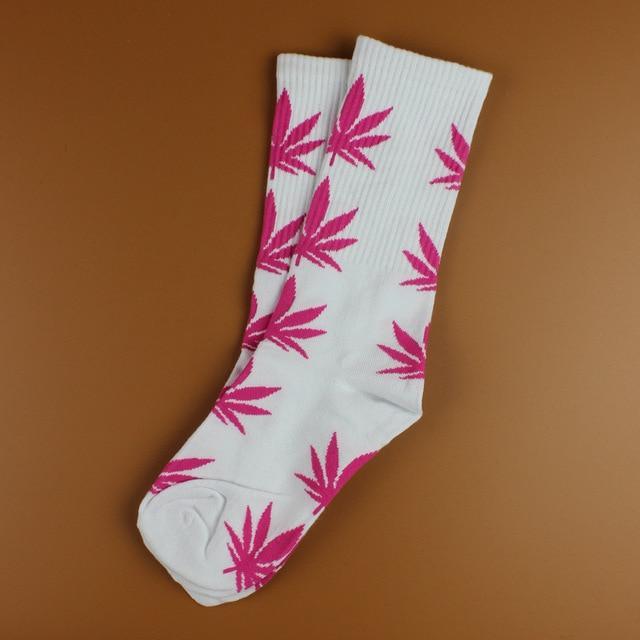 Kinky Cloth 19 Marijuana Leaf Ankle Socks