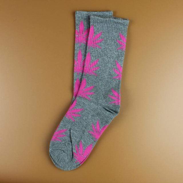 Kinky Cloth 2 Marijuana Leaf Ankle Socks
