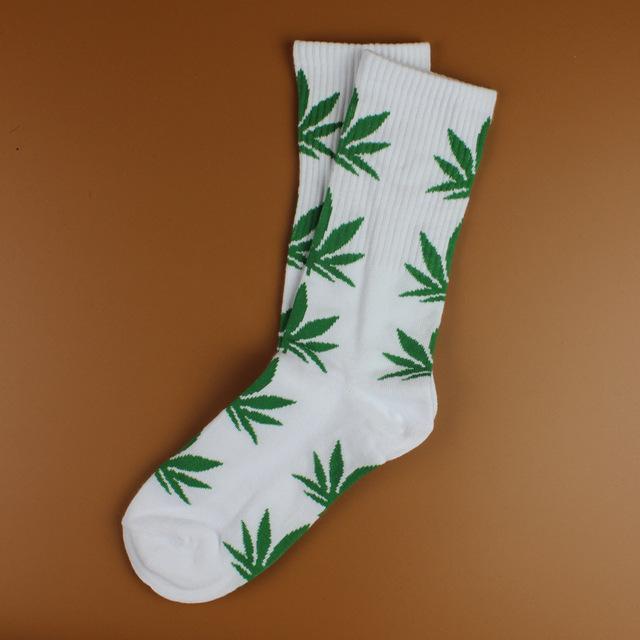 Kinky Cloth 21 Marijuana Leaf Ankle Socks