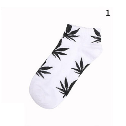 Kinky Cloth Socks 1 Marijuana Leaf Short Socks