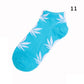 Kinky Cloth Socks 11 Marijuana Leaf Short Socks
