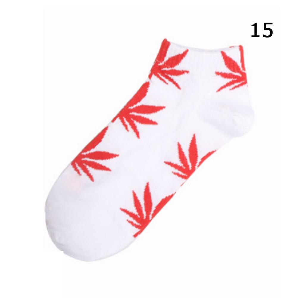 Kinky Cloth Socks 15 Marijuana Leaf Short Socks