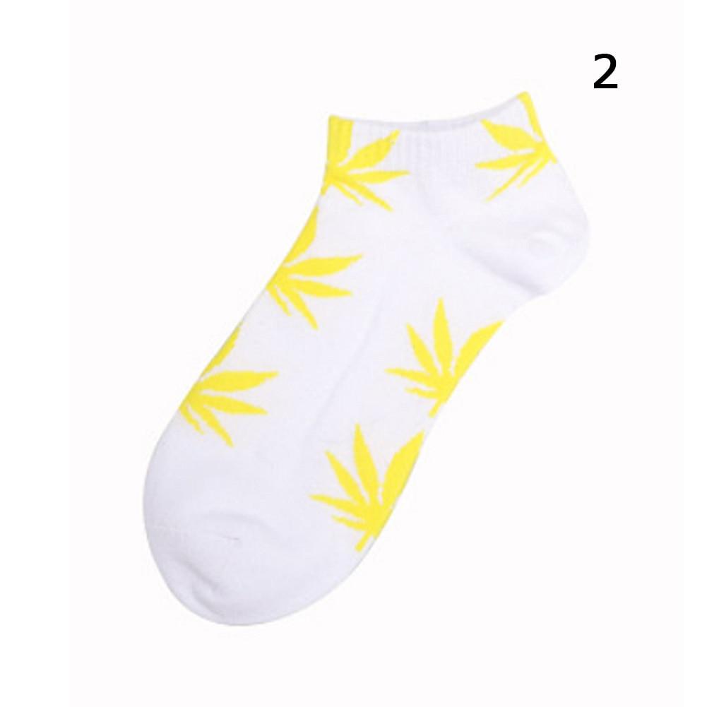 Kinky Cloth Socks 2 Marijuana Leaf Short Socks