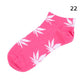 Kinky Cloth Socks 22 Marijuana Leaf Short Socks