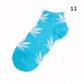 Kinky Cloth Socks Marijuana Leaf Short Socks