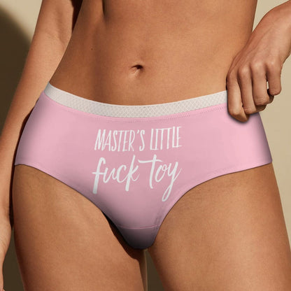 Inkedjoy Master's Little Fuck Toy Pink Women's Lace Panties