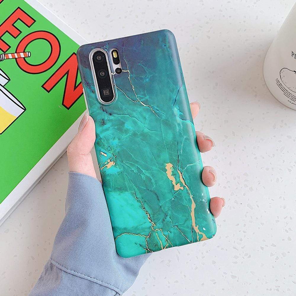 Kinky Cloth 380230 Style2 / For Mate 20 Lite Matte Marble Case For Huawei
