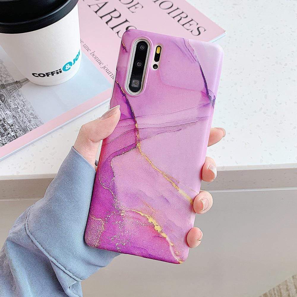 Kinky Cloth 380230 Style4 / For Mate 20 Lite Matte Marble Case For Huawei