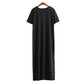 Kinky Cloth Dresses Short Sleeve / L Maxi T Shirt Dress