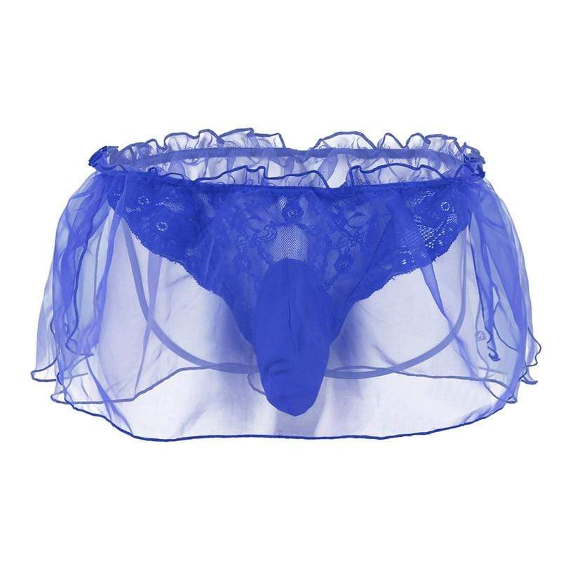 Kinky Cloth 200001799 Blue / M Men Lace Organza G-String Bikini