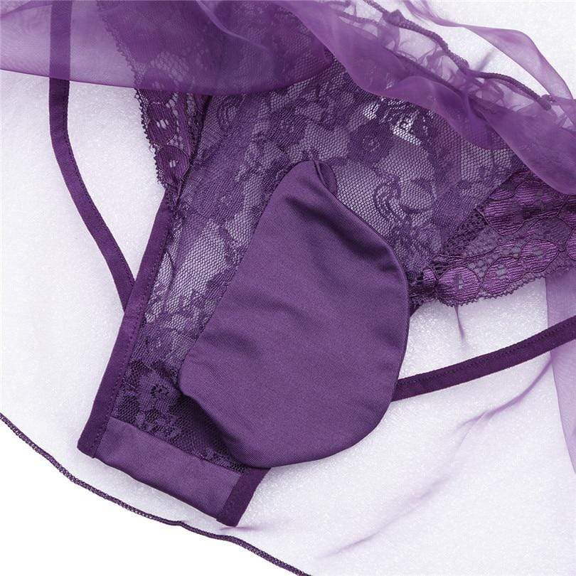 Kinky Cloth 200001799 Men Lace Organza G-String Bikini