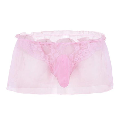 Kinky Cloth 200001799 Pink / M Men Lace Organza G-String Bikini