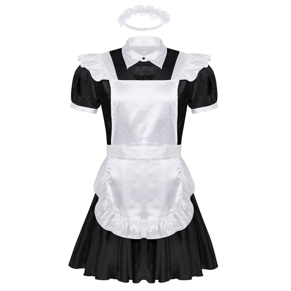 Kinky Cloth Black / M Mens French Maid Costume