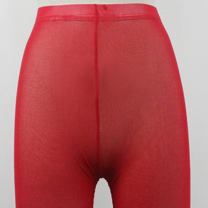 Kinky Cloth red / S Mesh High Waist Shorts