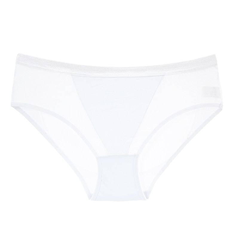 Kinky Cloth White / M / 1pc Mesh Hollow Out Panties