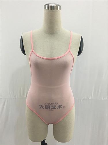 Kinky Cloth Bodysuit pink 1 / S Mesh See Through Bodysuit