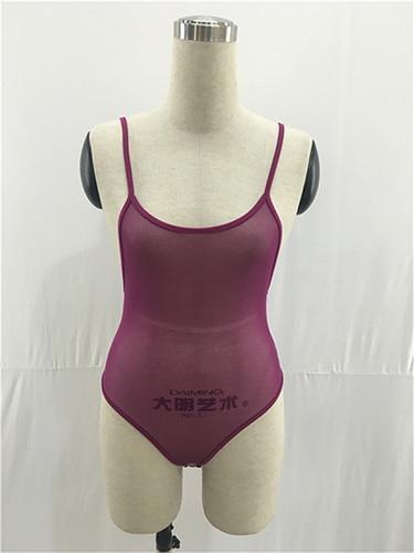 Kinky Cloth Bodysuit purple / S Mesh See Through Bodysuit