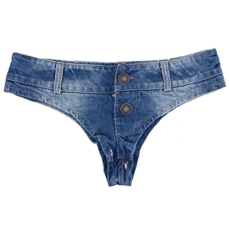 Kinky Cloth Lingerie Micro Jean Shorts
