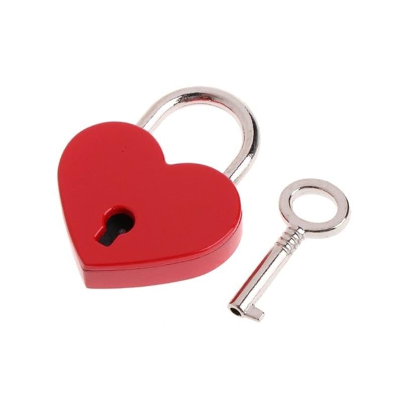 Kinky Cloth 3010 Mini Heart Shape Padlock With Key