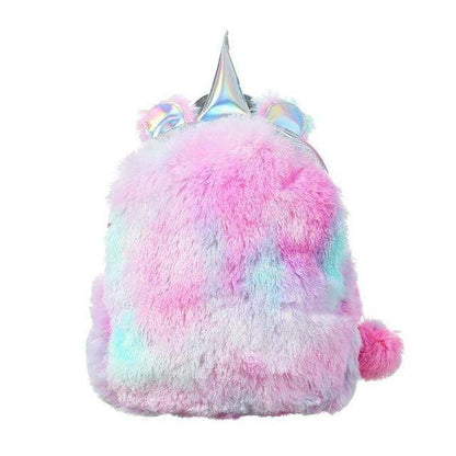 Kinky Cloth Bags & Wallets Pink Mini Unicorn Rainbow Backpack