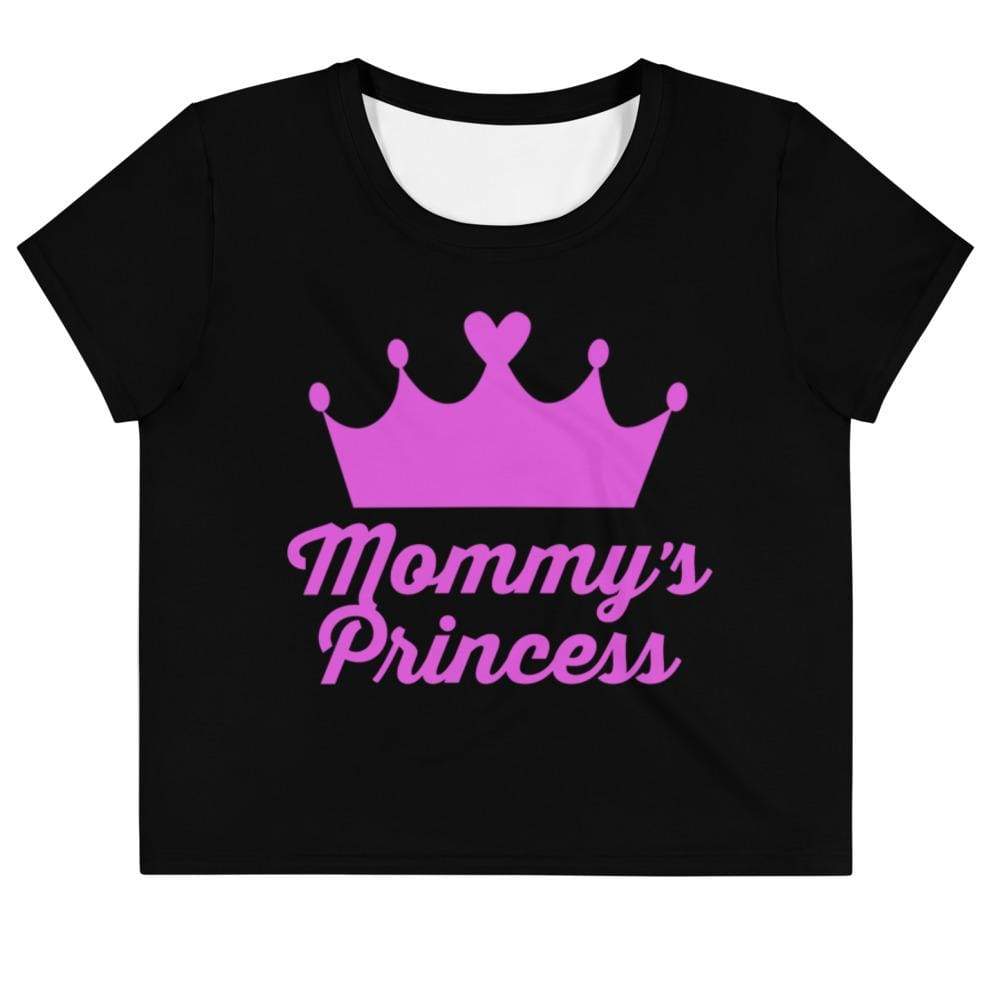 Mommy's Princess Pink Crop Top Tee
