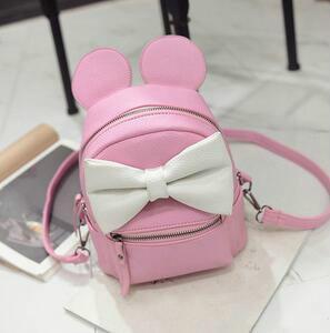 Kinky Cloth backpack Pink Mouse Ears Bow Backpack