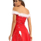 Kinky Cloth 200000347 Mrs Santa Latex Dress With Hat