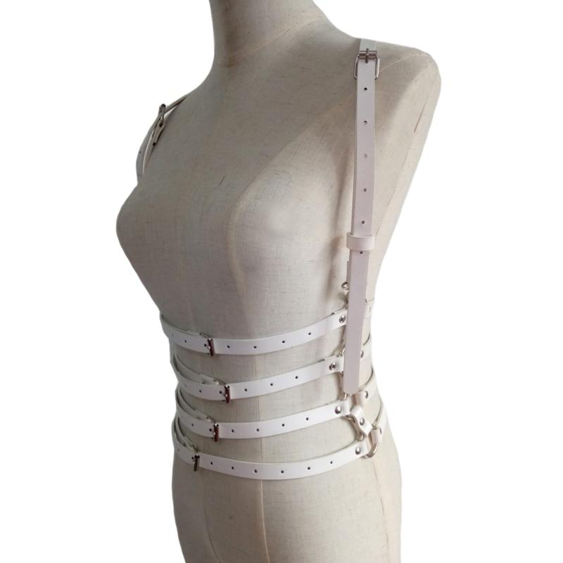 Kinky Cloth White Multilayer Waist Suspender