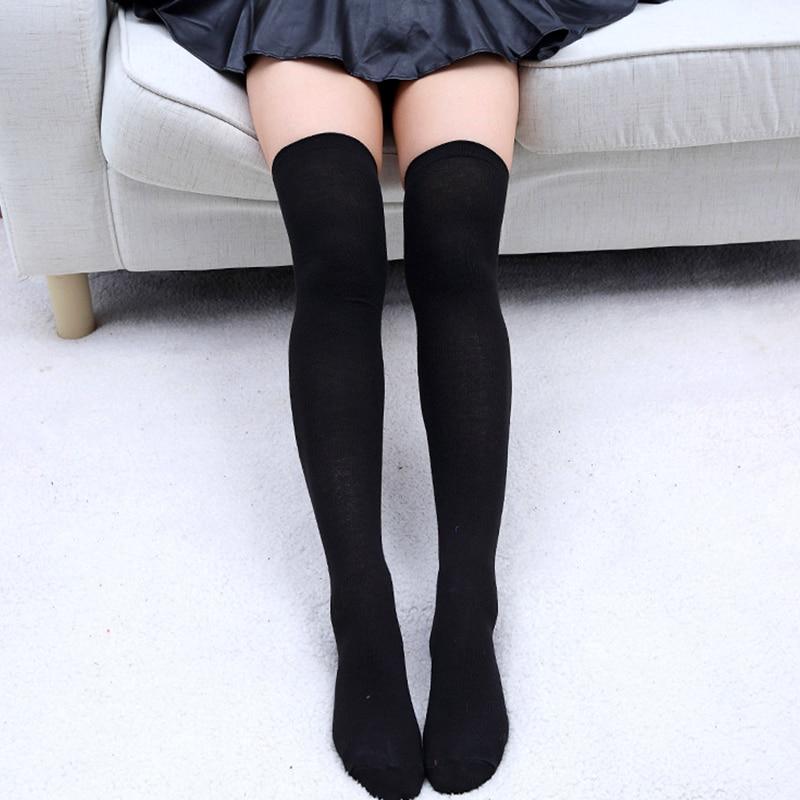 Kinky Cloth Black Naughty Nerd Thigh High Socks