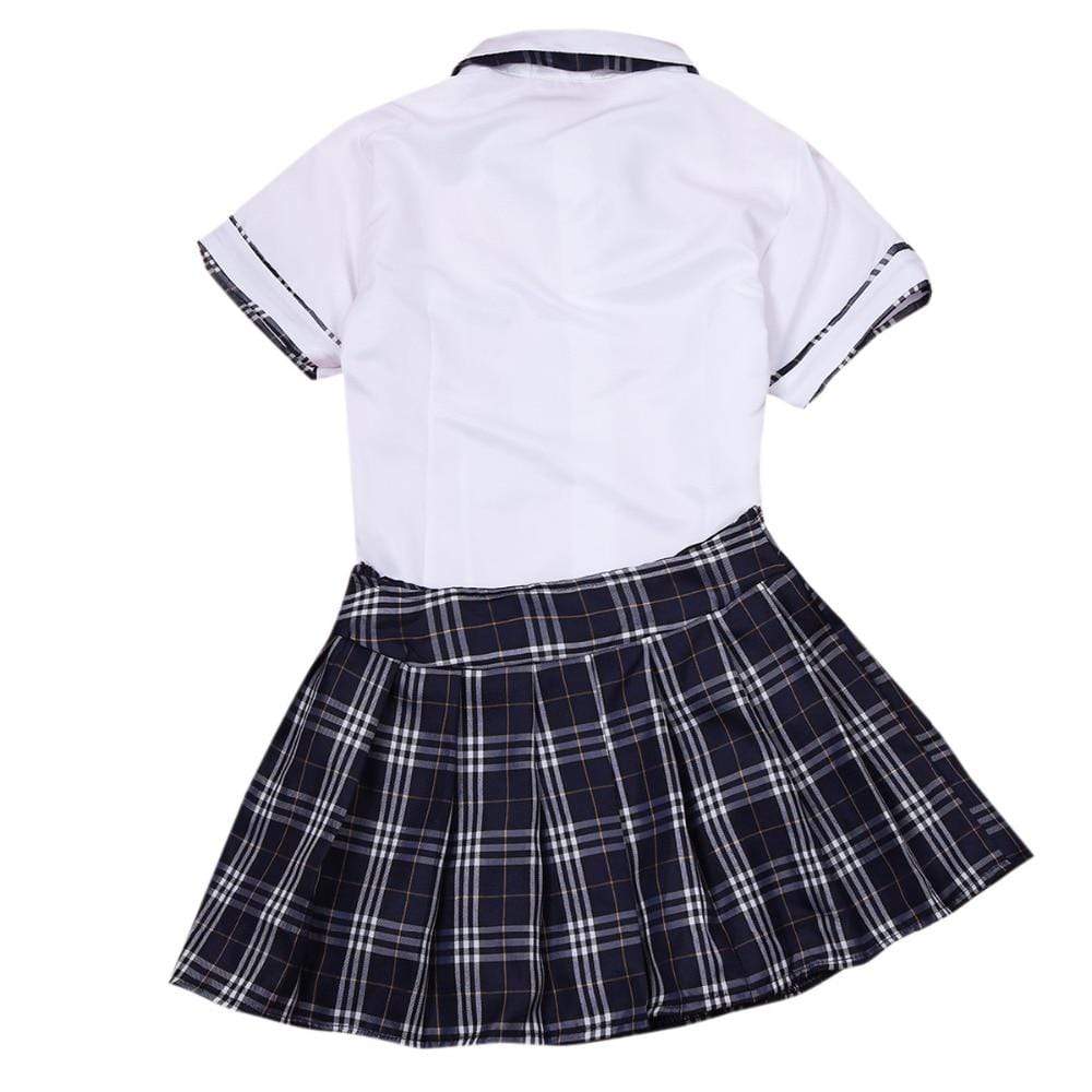 Kinky Cloth Lingerie Naughty School Girl 3 Piece Set