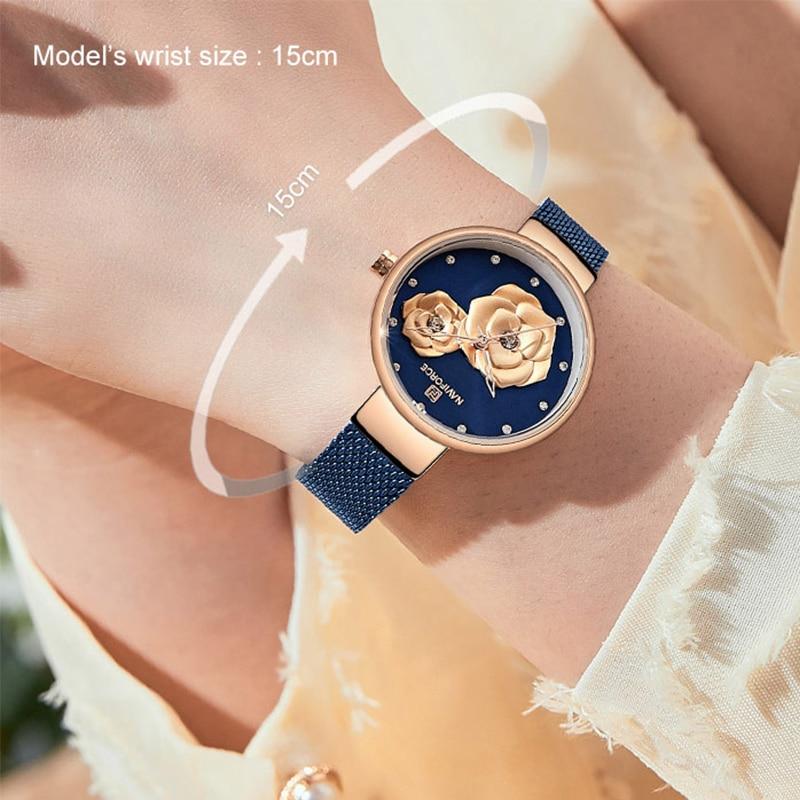 Kinky Cloth 200363144 Naviforce Rose Dress Clock Watch