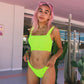 Kinky Cloth Neon / S Neon Green Fitness Tank Top
