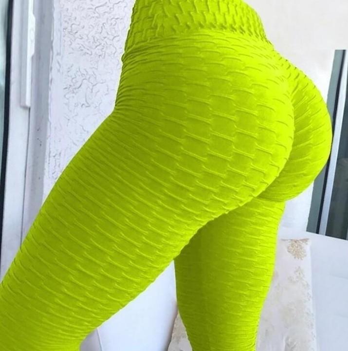 Kinky Cloth Fluorescent green / S Neon High Waist Flex Leggings