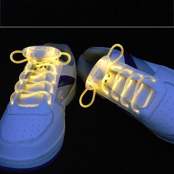 Kinky Cloth White Neon LED Glowing Shoe Laces