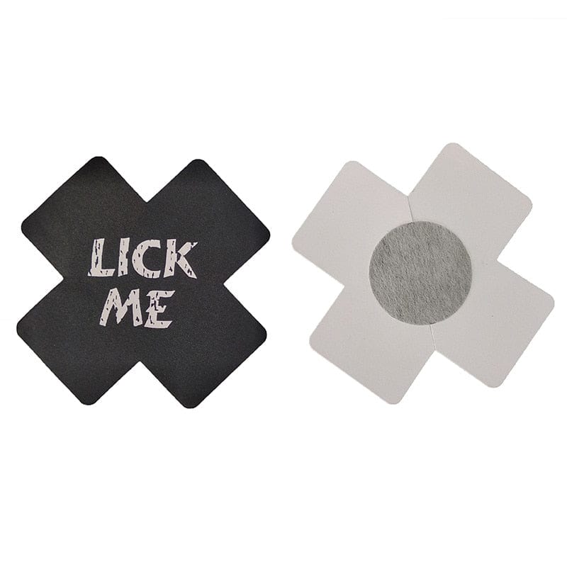 Kinky Cloth 48BlackLickMe Nipple Cover Self Adhesive Stickers