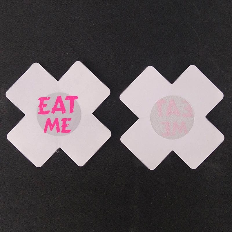 Kinky Cloth 48WhiteEatMe Nipple Cover Self Adhesive Stickers