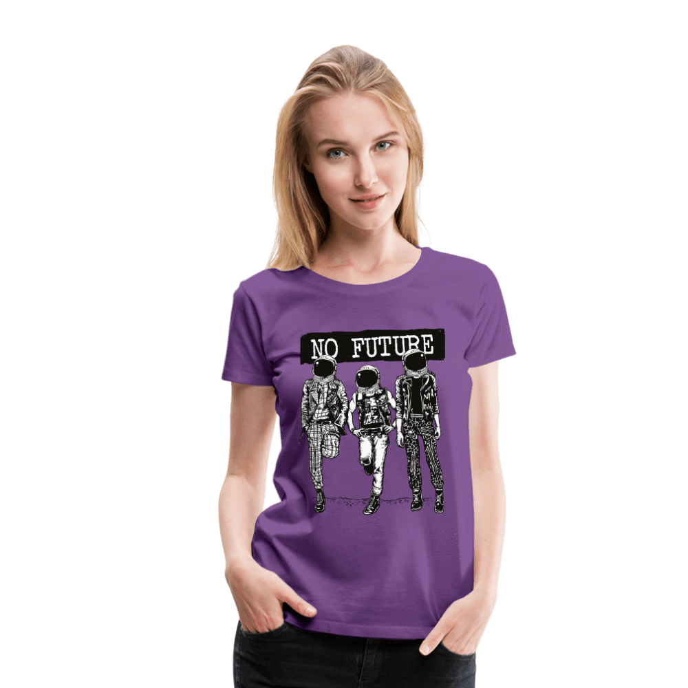 SPOD Women’s Premium T-Shirt purple / S No Future Astronaut Women’s Premium T-Shirt