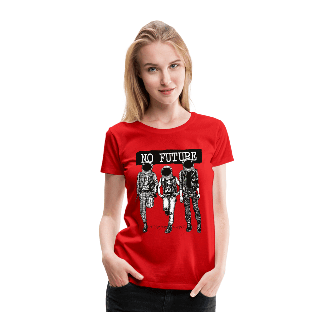 SPOD Women’s Premium T-Shirt red / S No Future Astronaut Women’s Premium T-Shirt