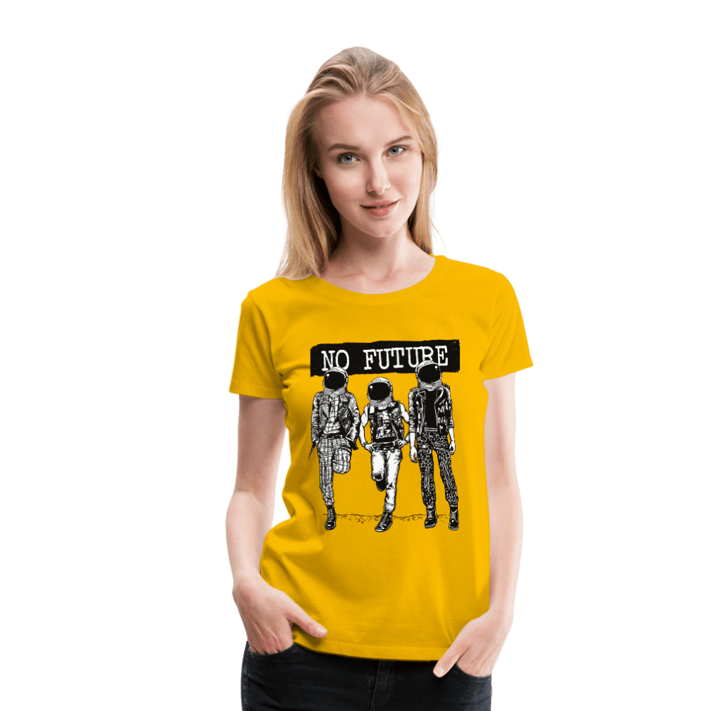 SPOD Women’s Premium T-Shirt sun yellow / S No Future Astronaut Women’s Premium T-Shirt