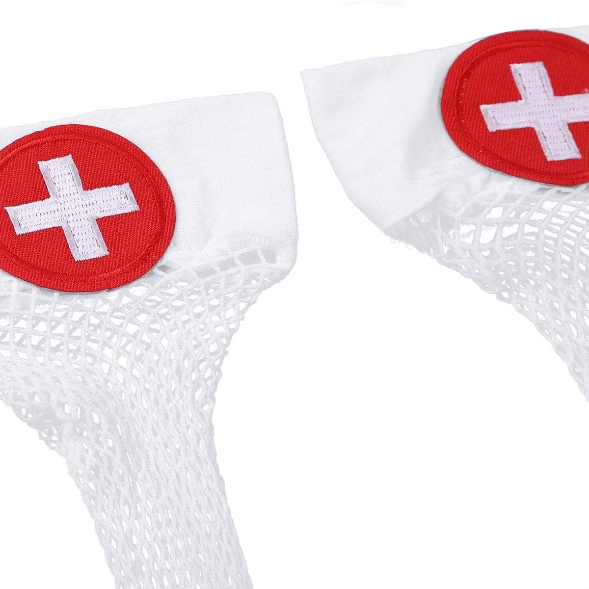 Kinky Cloth 200000746 Nurse Diamond Net Stockings